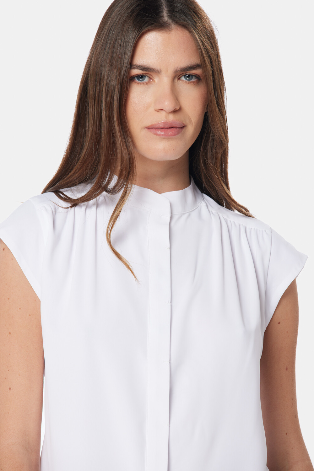 BLUSA MANGA CORTA Blanco