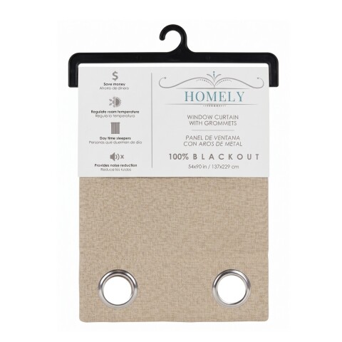 CORTINA DAYTON ANTISOLAR BEIGE 137X229CM Unica