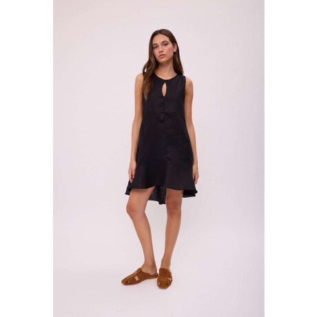 VESTIDO POLK Negro