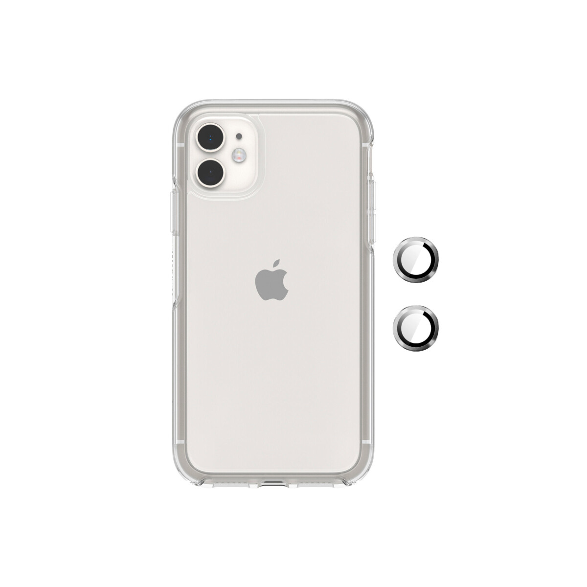 Protector rígido iPhone 11 con protectores de cámara 