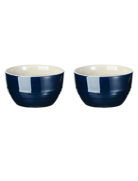 SET 2 BOWLS CERAMICA BERGNER BLUE SET 2 BOWLS CERAMICA BERGNER BLUE
