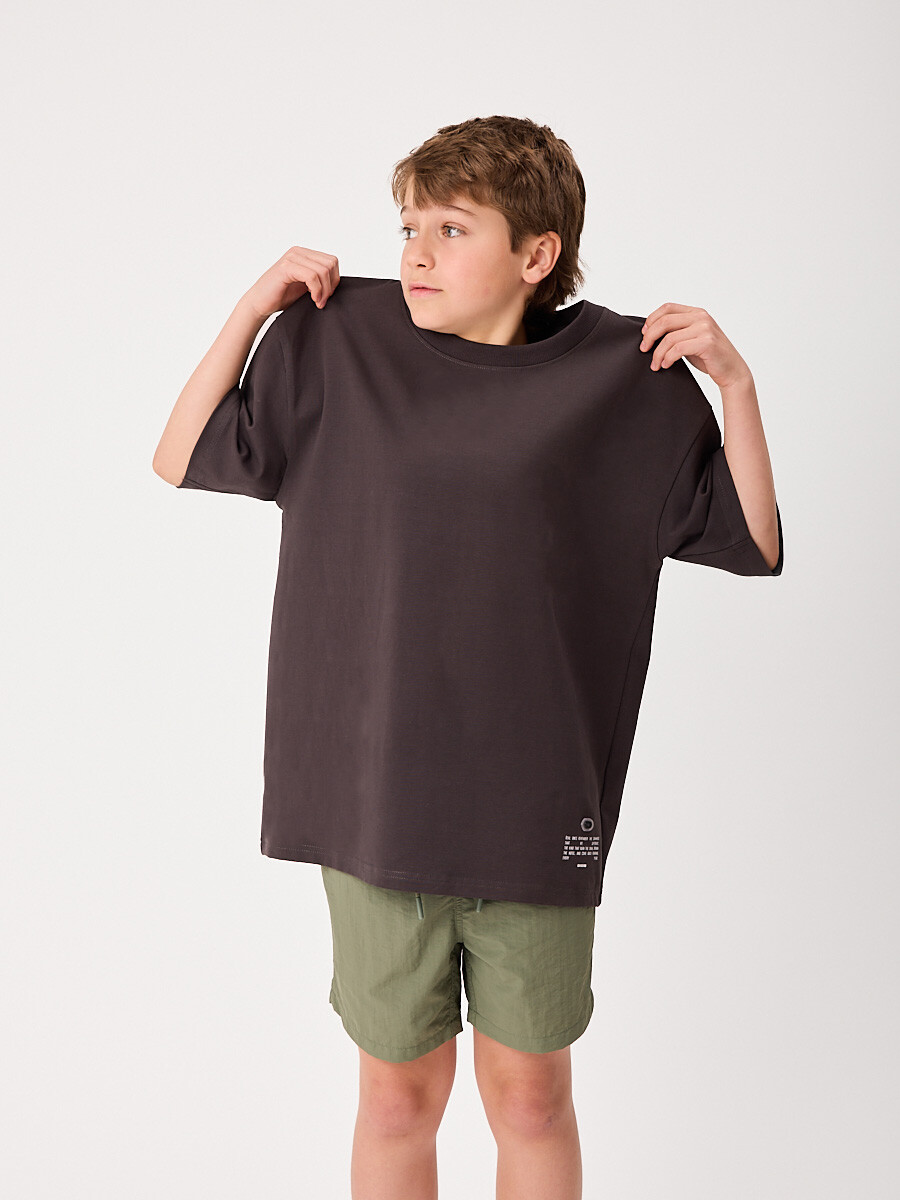 T-SHIRT M/C DROBAR TEEN DIXIE Gris Oscuro