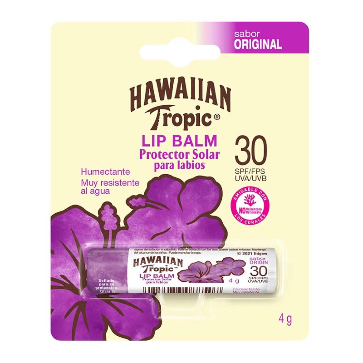 Protector Solar Hawaiian Tropic - Bálsamo para labios fps 30 