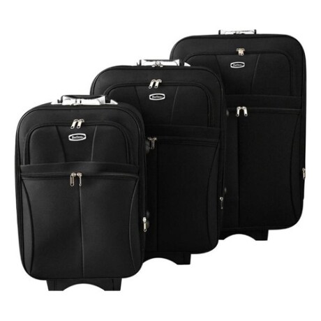 Valija Berlina Semi Rígida Con Ruedas 20p Oferta Negro