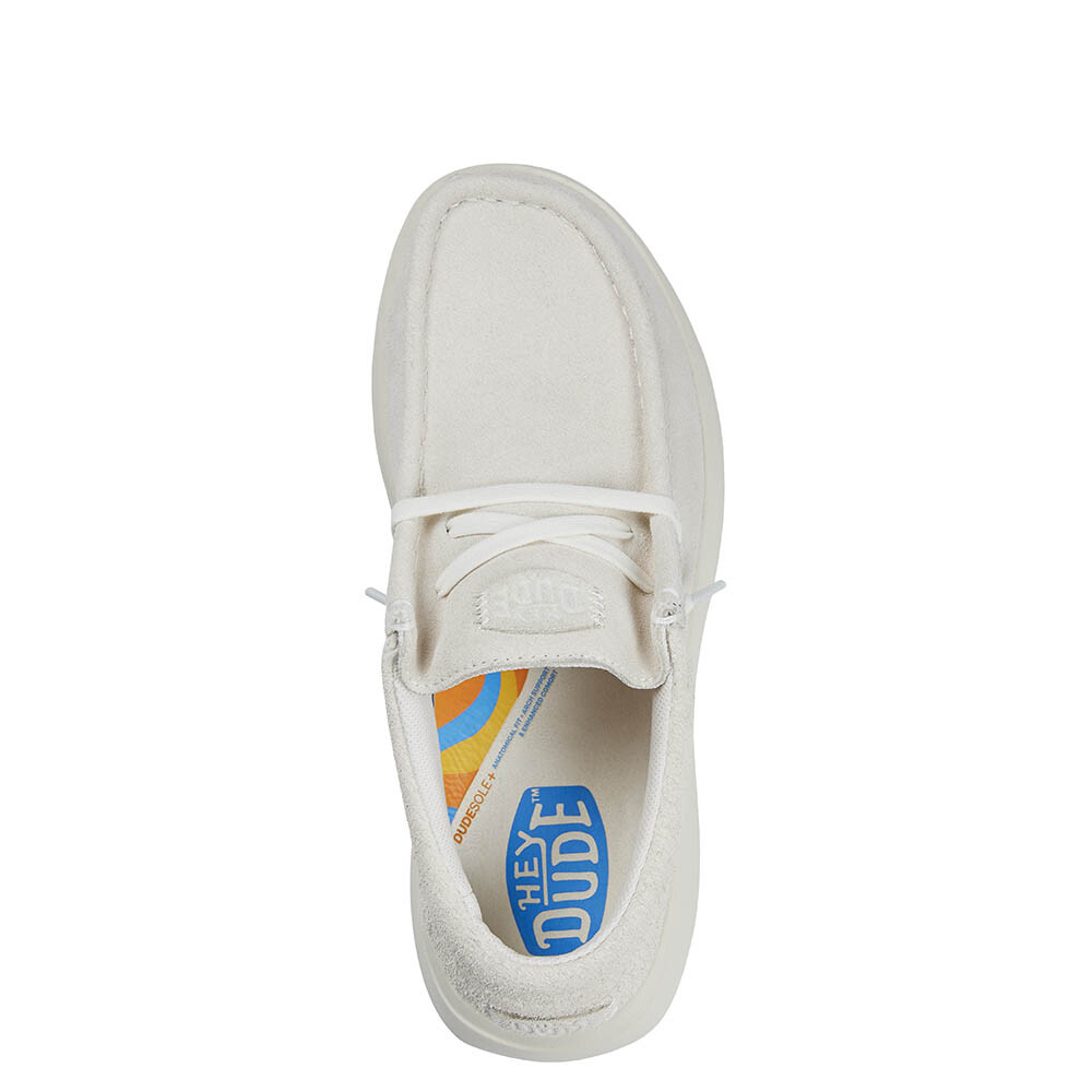 Wendy Comf Suede Ivory