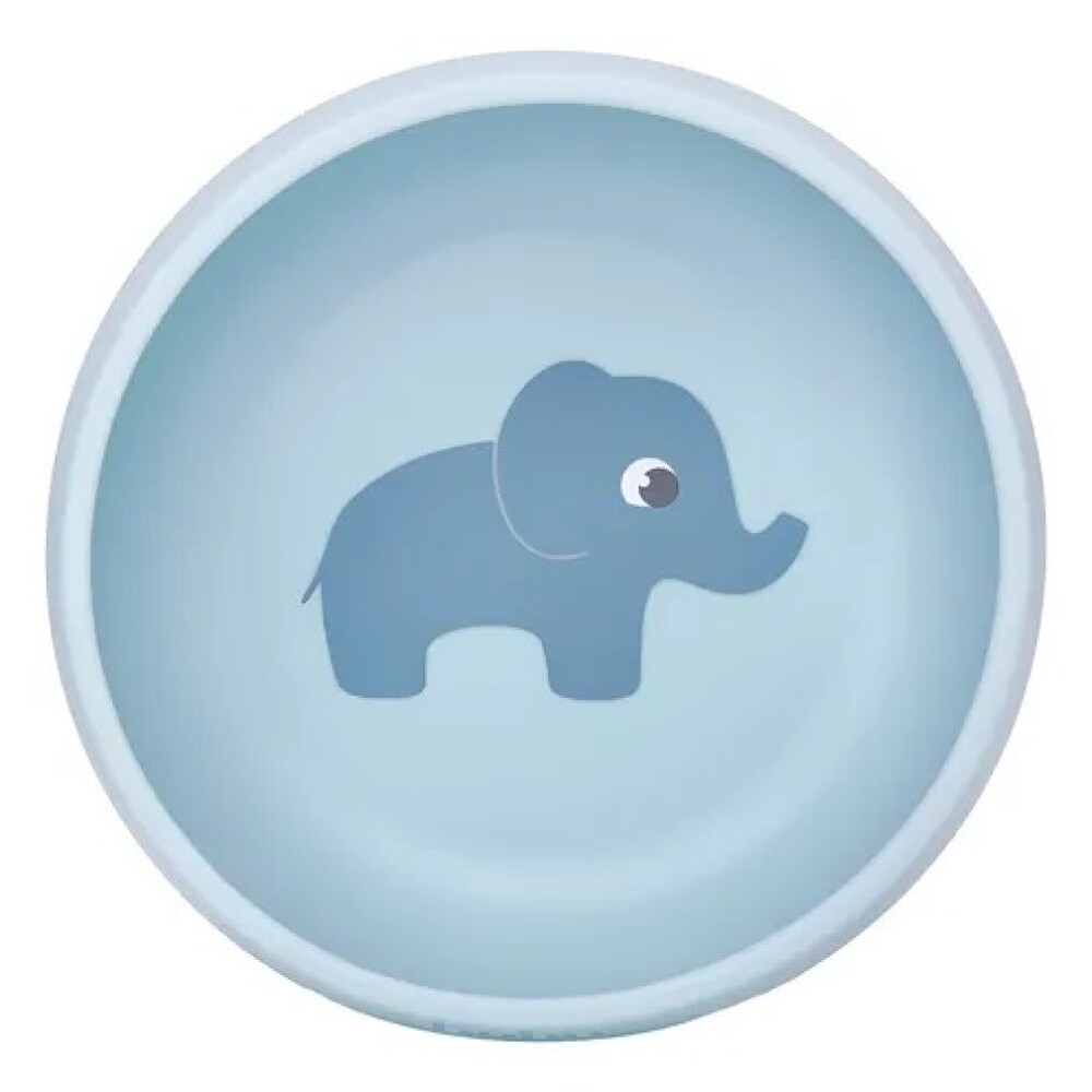 Bowl con ventosa silicona BUBA cloudy celeste