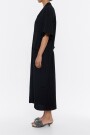 VESTIDO LARGO CAMISERO Negro