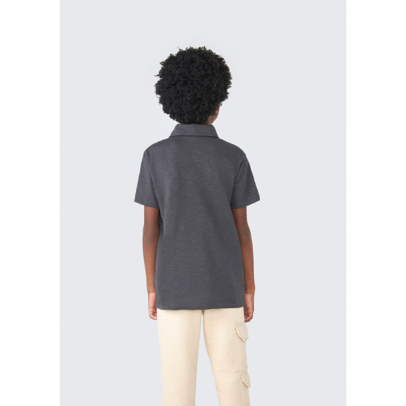 CAMISA POLO MM MASC GRIS OSCURO
