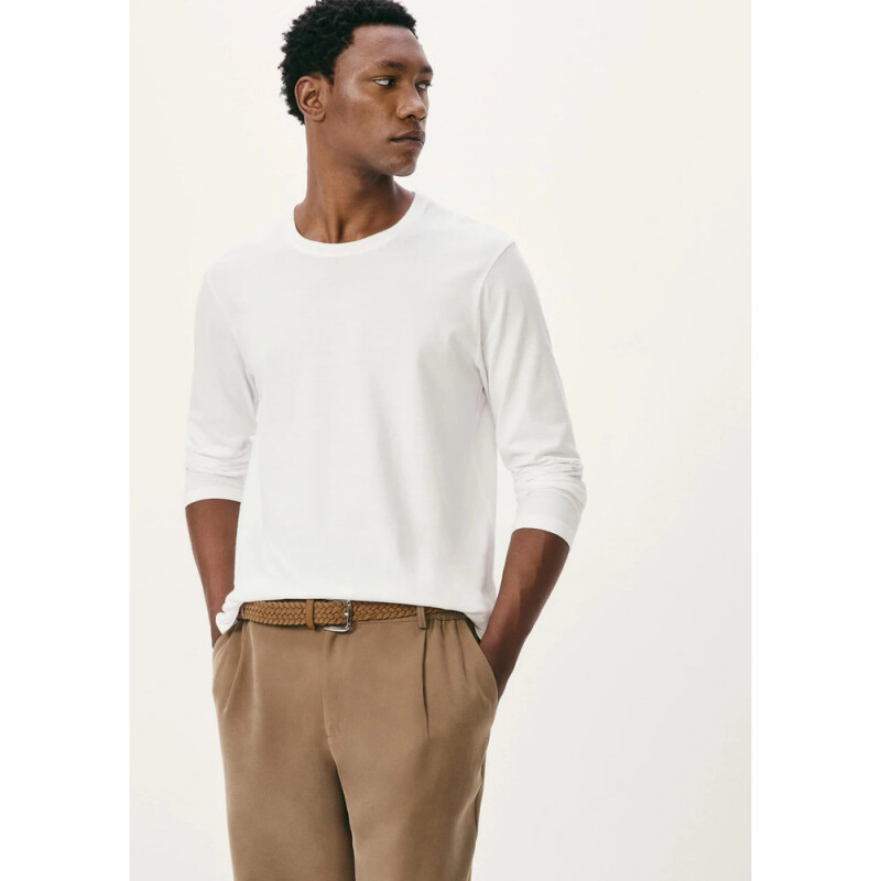 CAMISETA ML MASC BRANCO