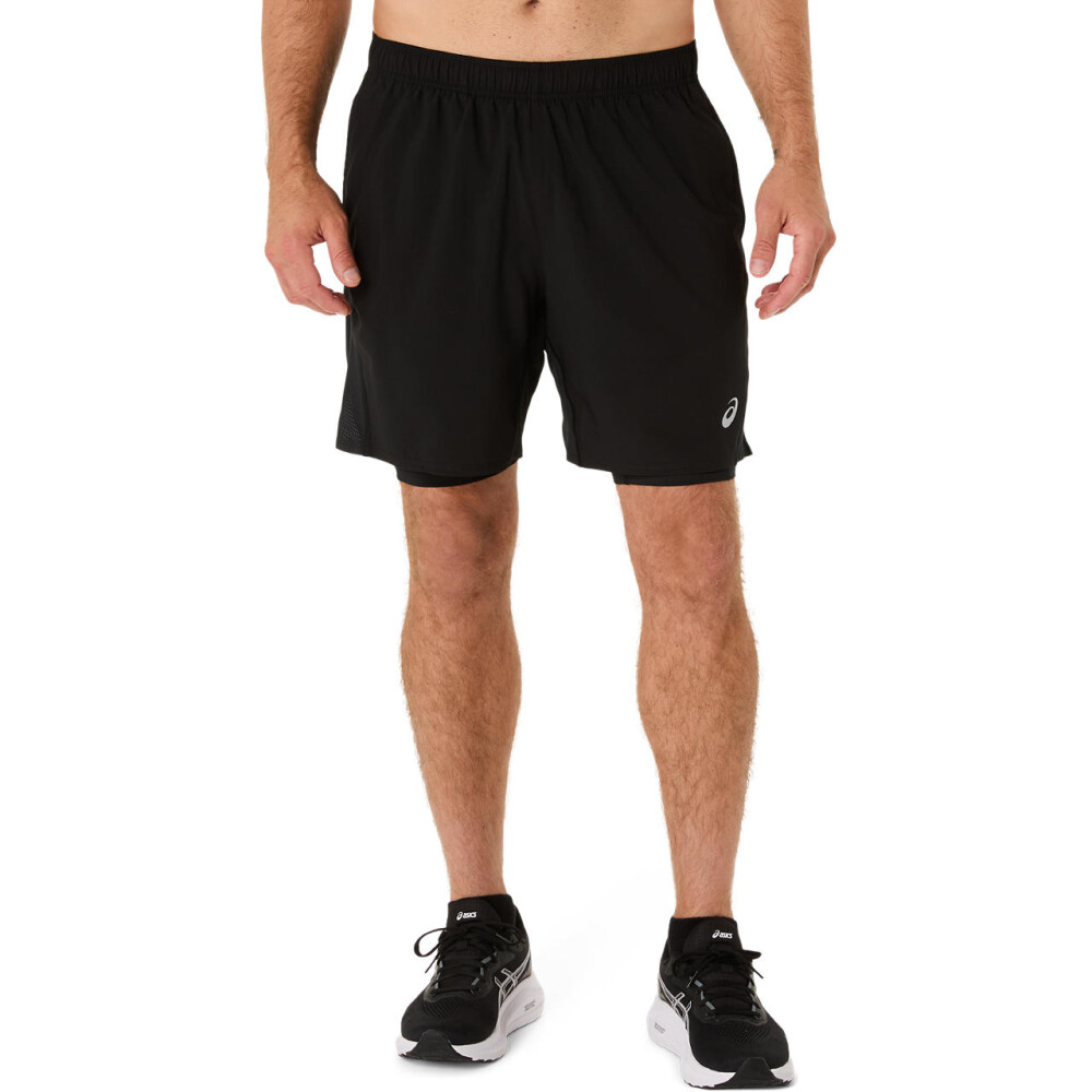 Asics Silver 2N1 7In Short Performance Black/performance Black