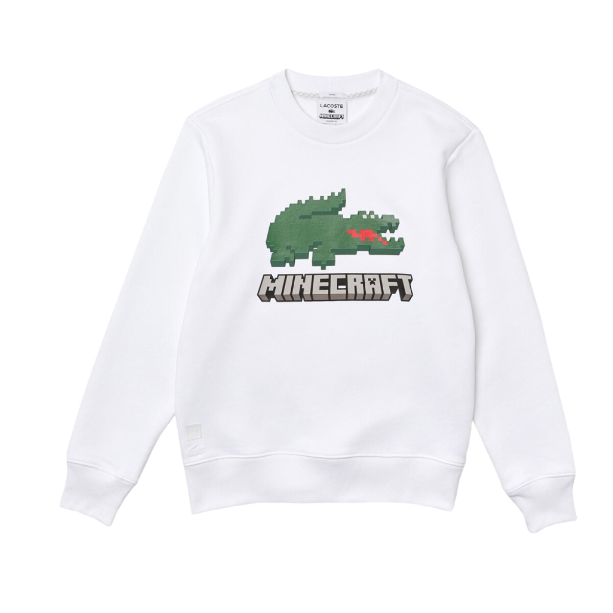 BUZO LACOSTE X MINECRAFT - White 