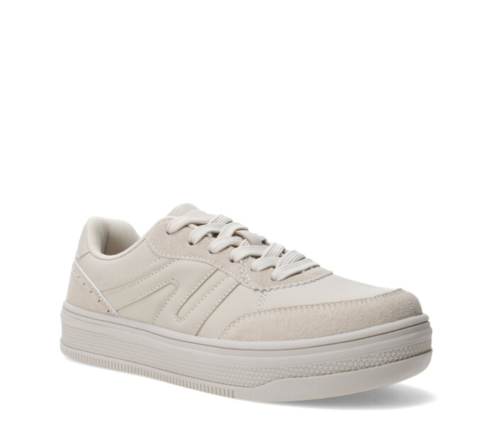 Championes de Mujer Miss Carol LILYAN con plataforma Beige