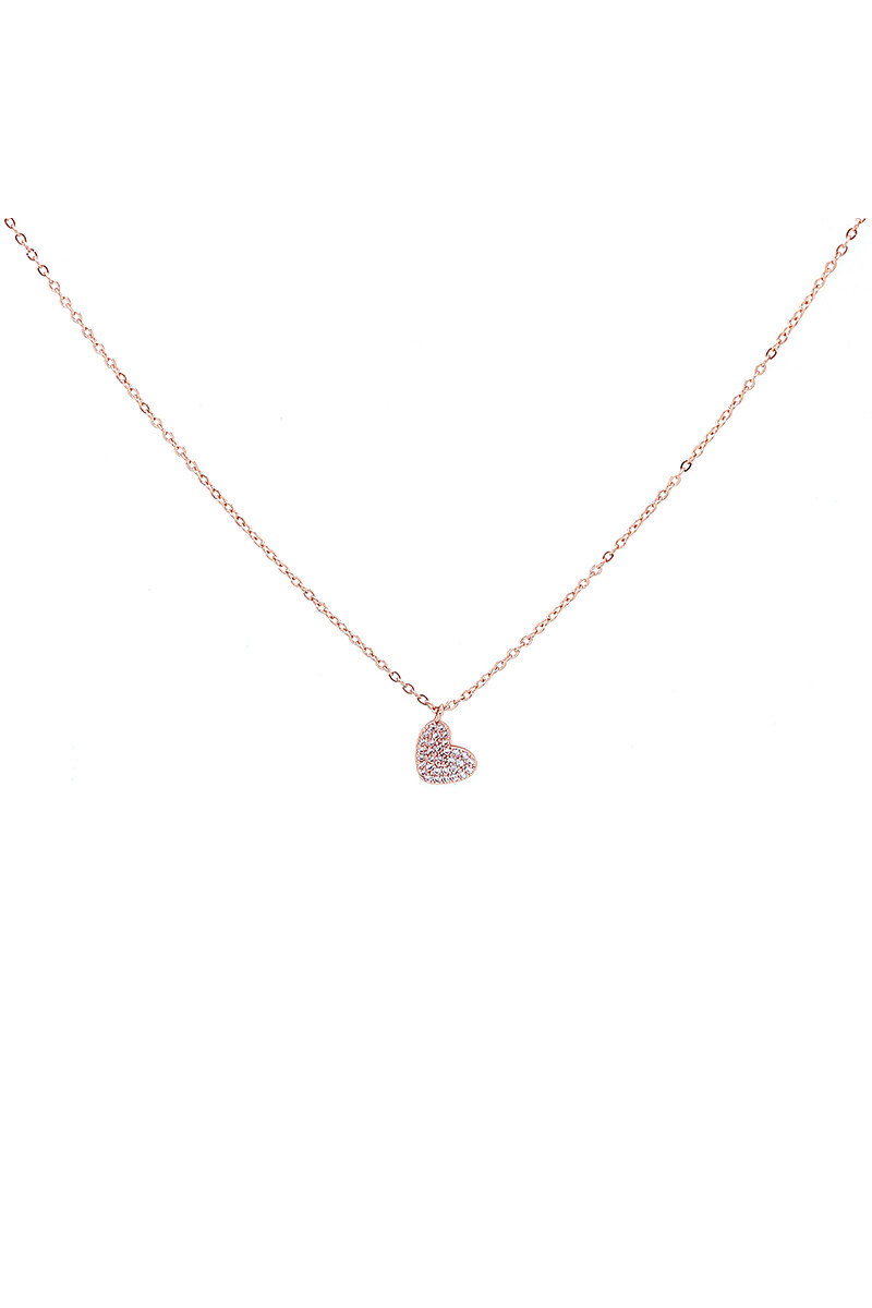 Collar Corazon Oreiro - dorado 