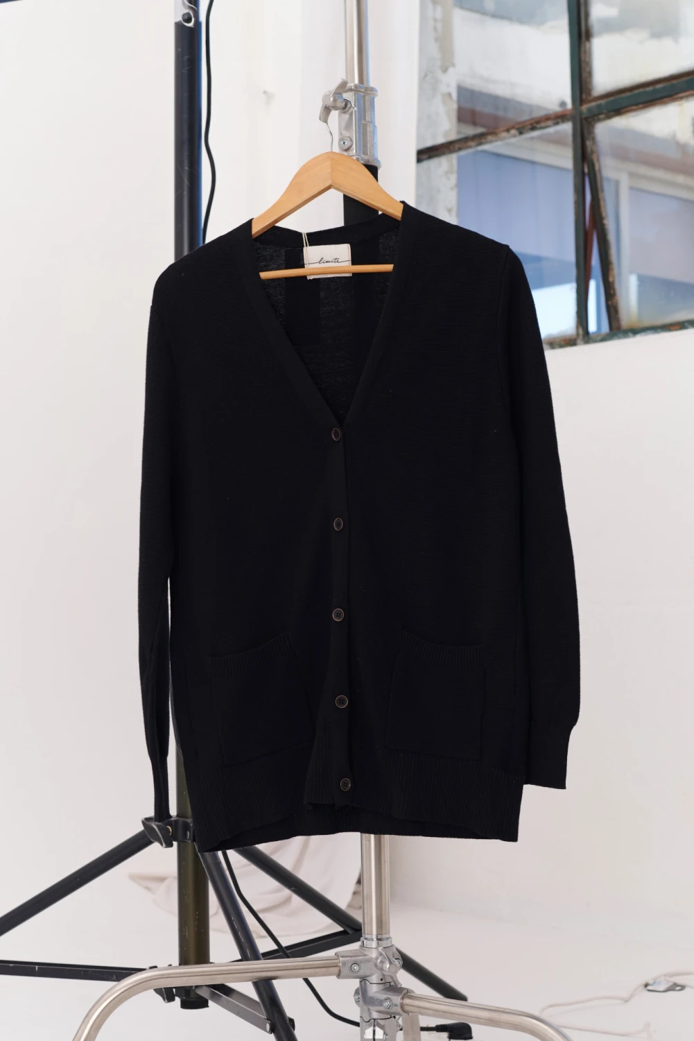 CARDIGAN FLAT negro talle unico