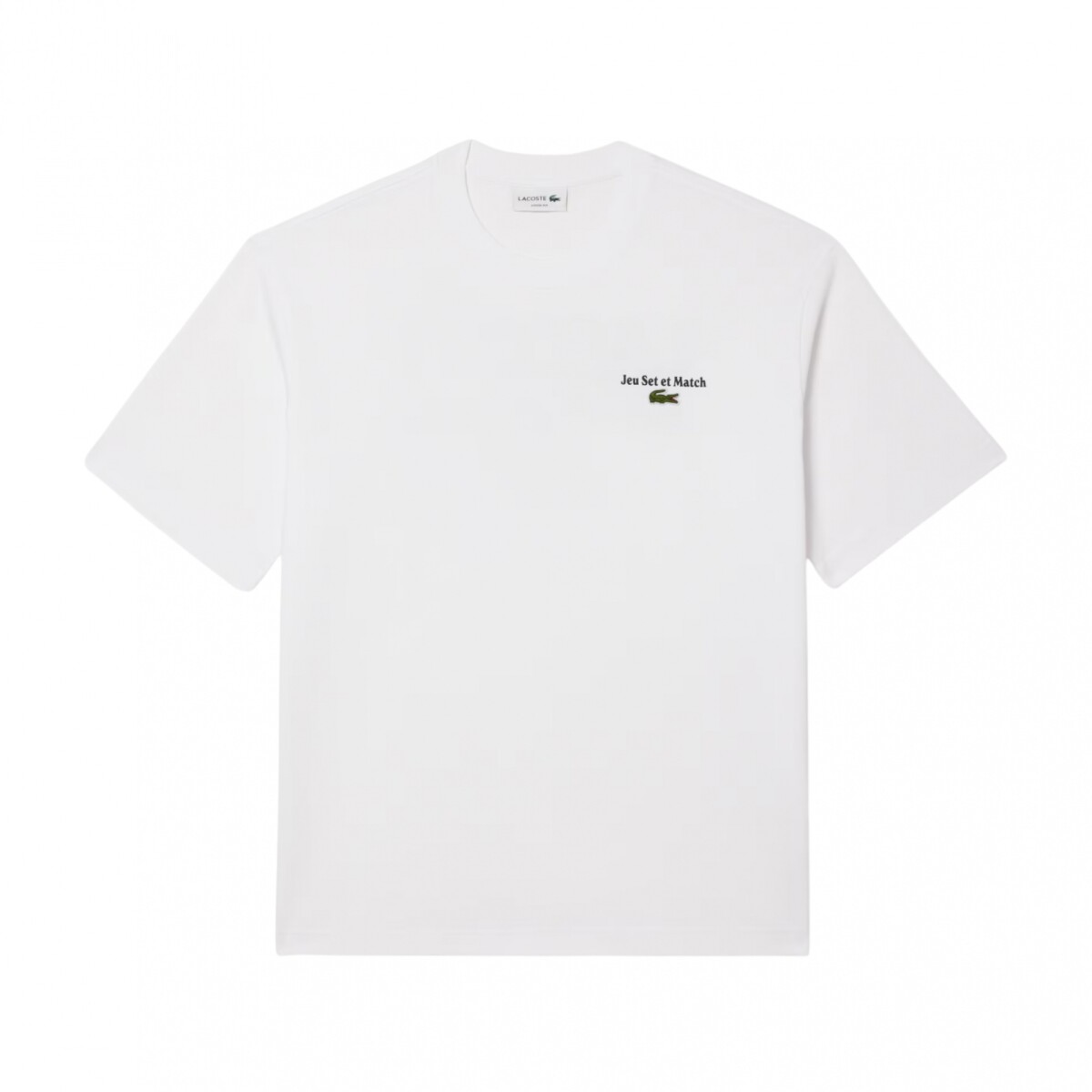 REMERA LACOSTE JERSEY LOURD - White 
