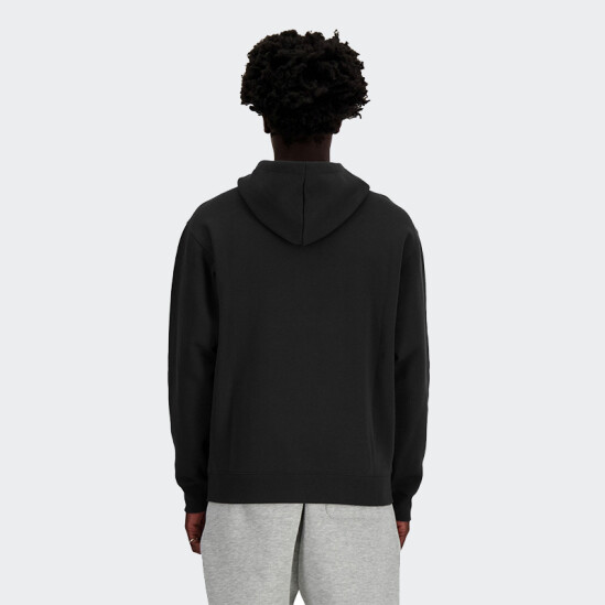 Campera New Balance Stacked Logo Negro