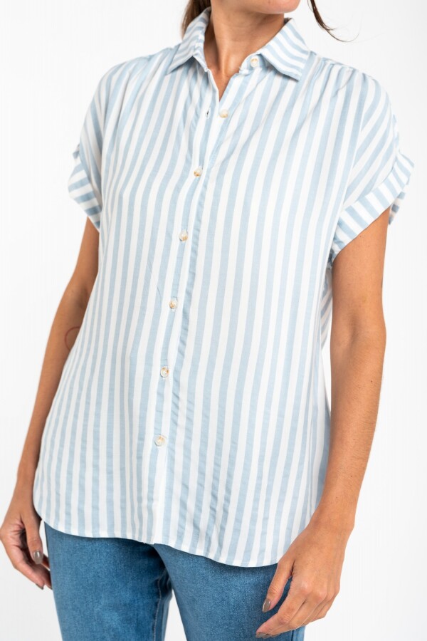 Camisa Celeste