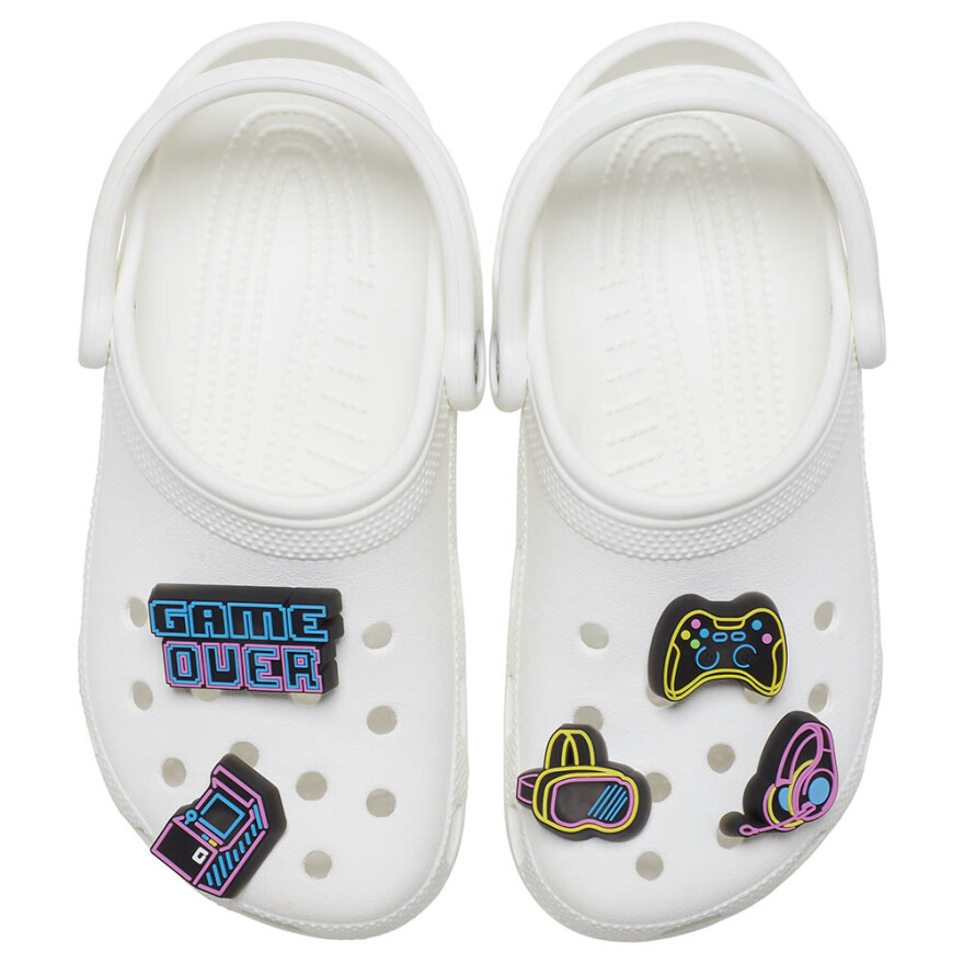 Jibbitz Lights Up Neon Gamer Pack 5 Multicolor