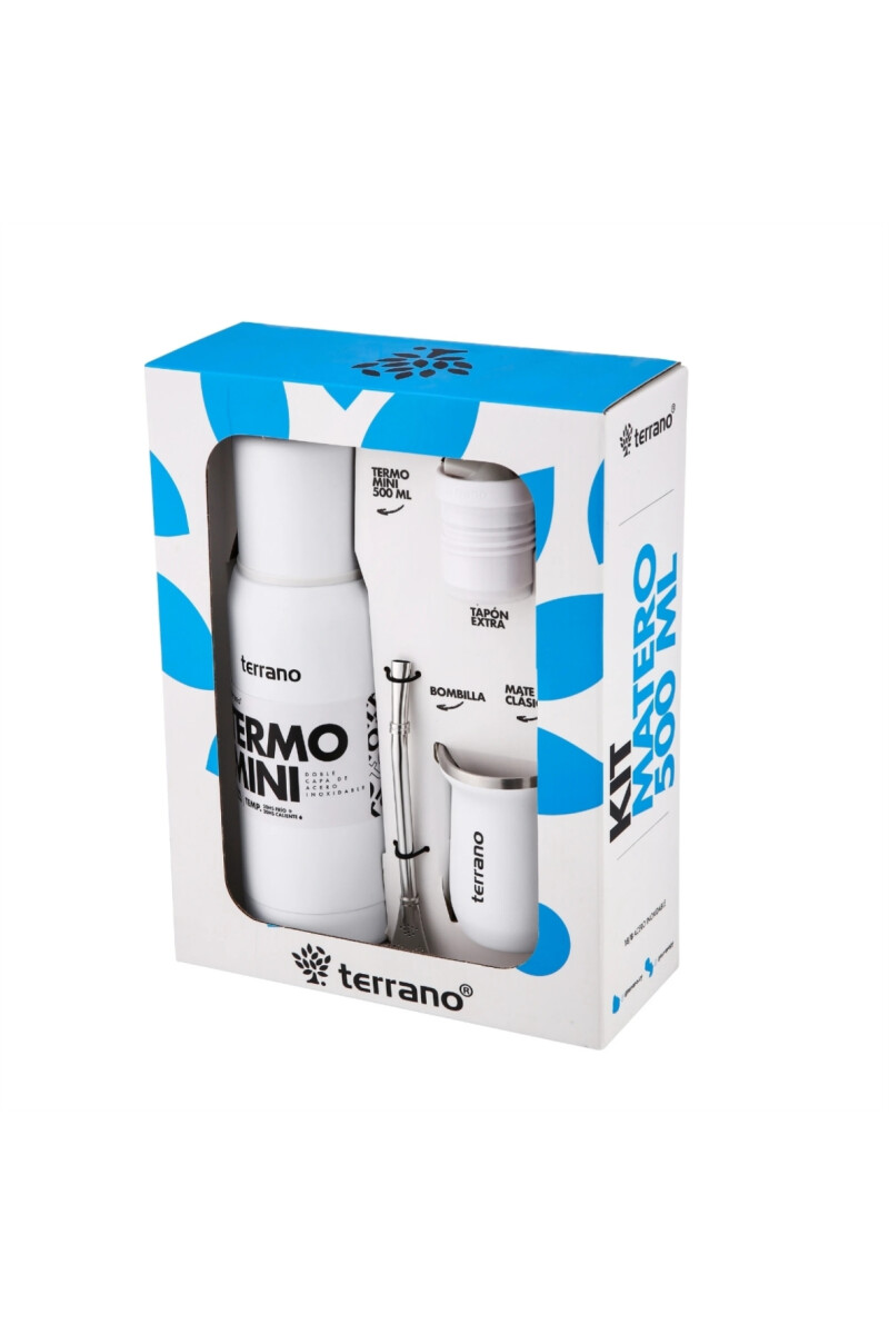 TERRANO KIT MATERO MINI 550ML Blanco
