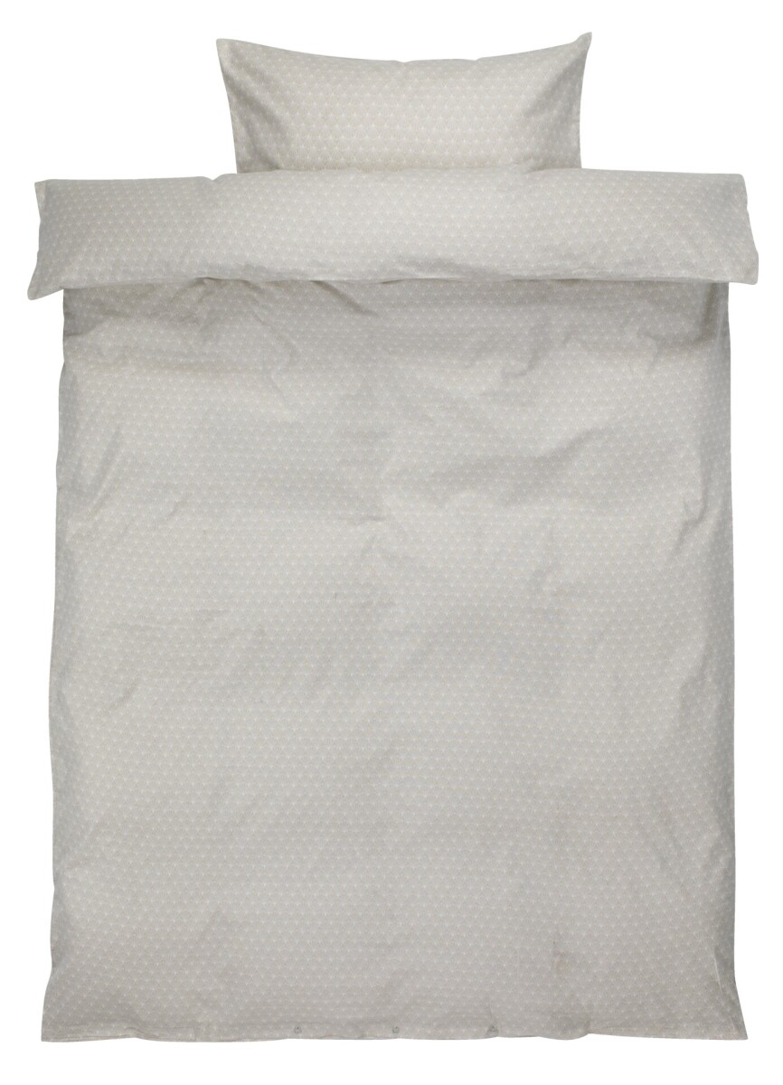 Juego funda nórdica franela FREJA 155x220 beige 