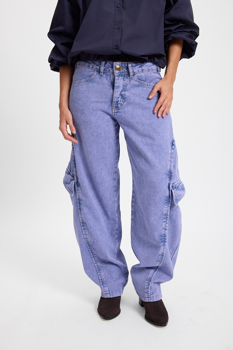 Jean Task Lila Washed