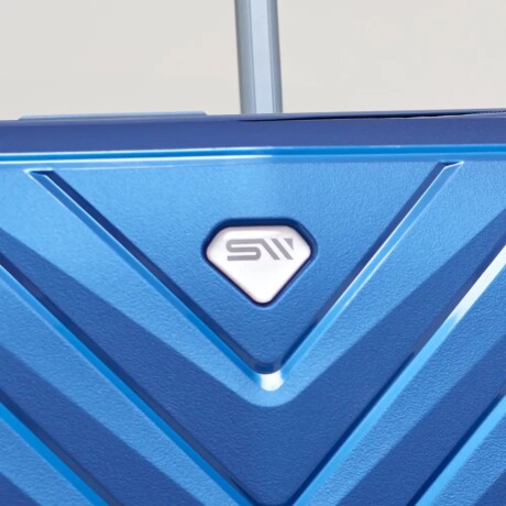 Set Valijas Polipropileno Premium 20" 24" 28" AZUL