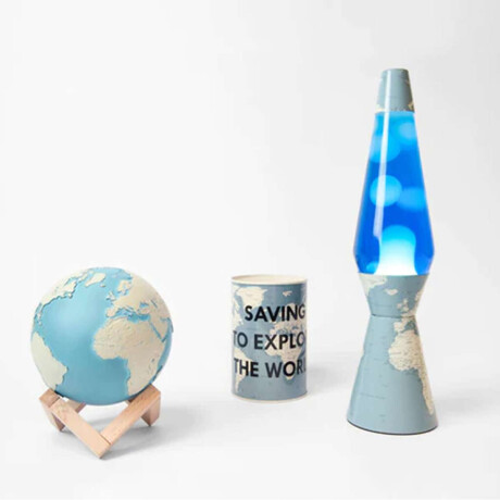 Lámpara De Lava Bullet Mundo