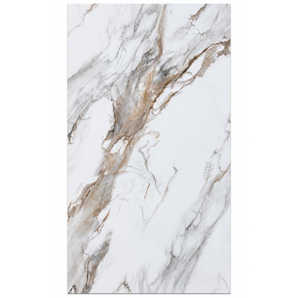 Placa PVC marmol 1,22x2,44m blanco c/marron DY2424