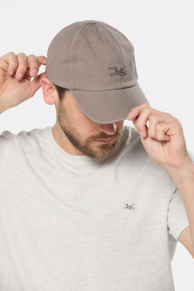 GORRO DE LONA - Beige 