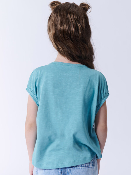 Remera crop Verde