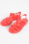 Sandalia Jelly rojo