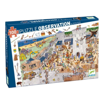 Puzzle Observación Castillo Djeco Puzzle Observación Castillo Djeco