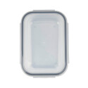 VIANDA VIDRIO RECTANGULAR 1 LITRO MOR Sin color