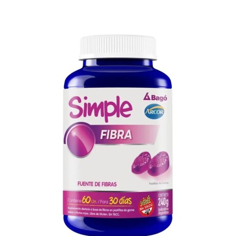 ¡OFEERTA! Suplemento Simple Fibra 60 unidades Arcor ¡OFEERTA! Suplemento Simple Fibra 60 unidades Arcor