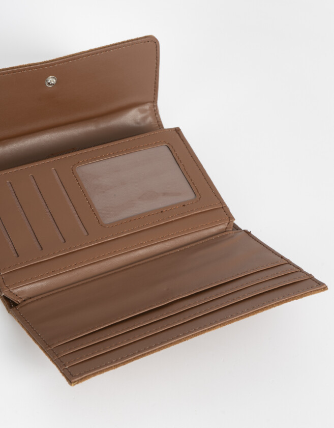 Ficheros Billetera Fichero Suede - Marron Beige