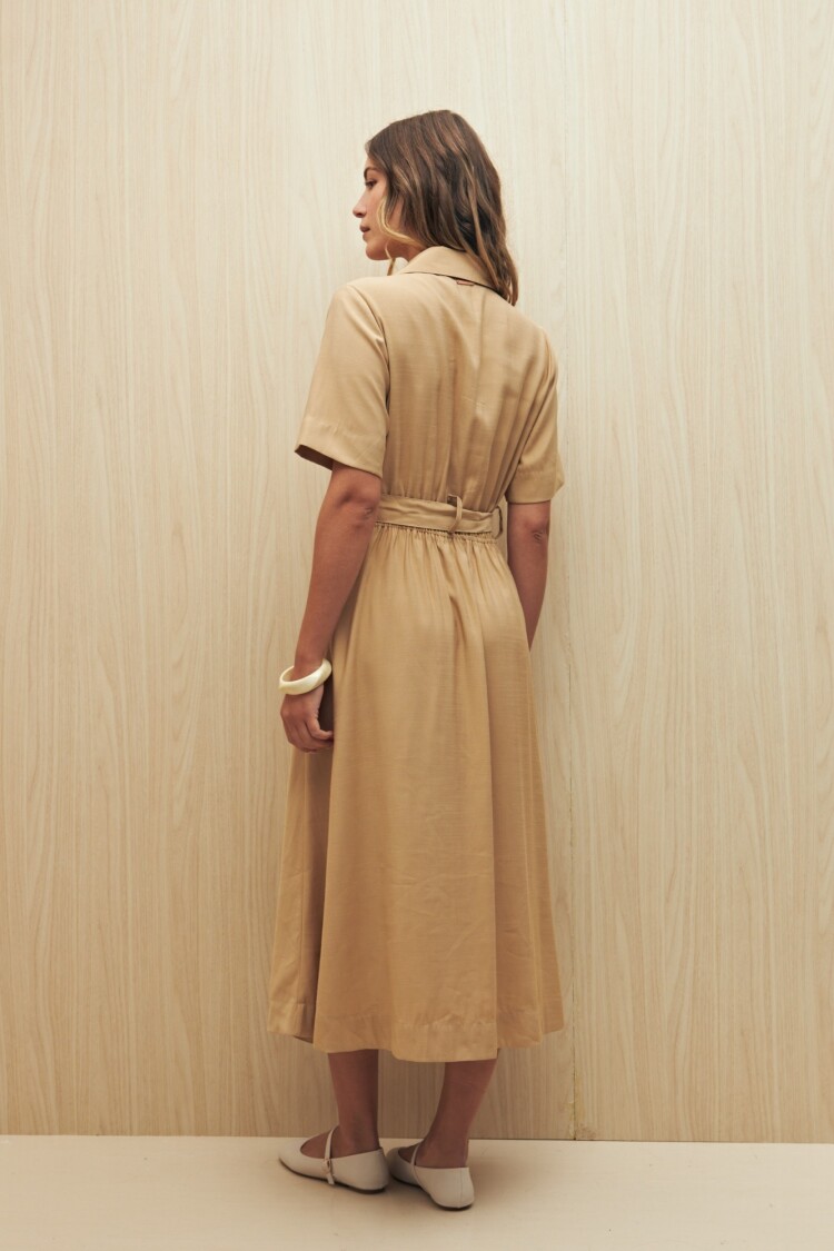 VESTIDO VALERIA Tostado