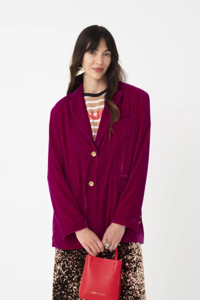 BLAZER DE FIT MODERNO Violeta
