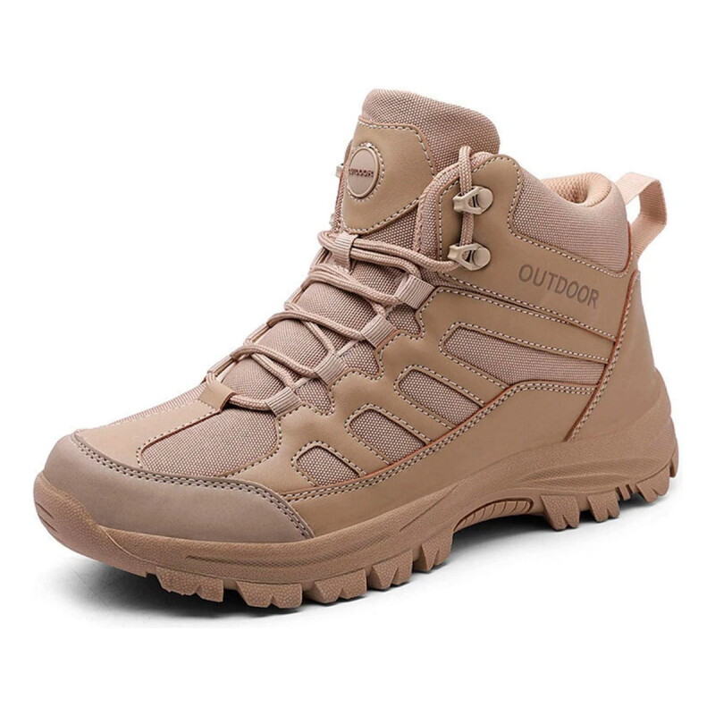 Calzado Botas De Trekking Para Adulto Tipo Borcego Beige