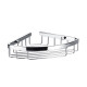 Jabonera Triangular Cromada Tipo Rejilla 21 X 21 X4.8 Cm