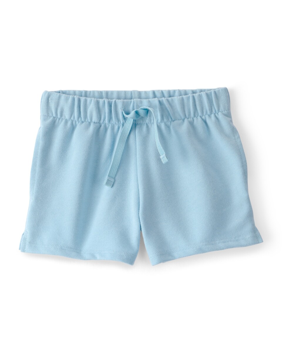 Short de algodón, azul 