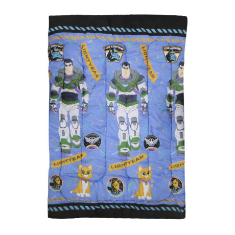Acolchado Infantil Buzz Lightyear Microfibra 1 Plaza