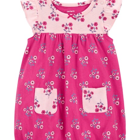 Monito Bombachudo Carters Algodón Floral ROSA