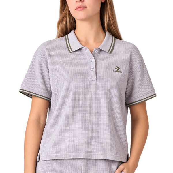 SPORTY WAFFLE POLO - CONVERSE LILA