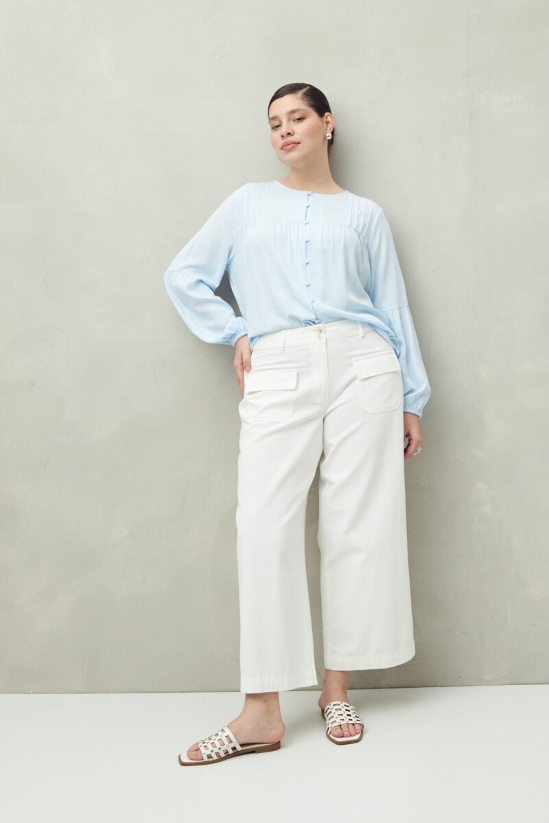 CAMISA REBELLE Celeste
