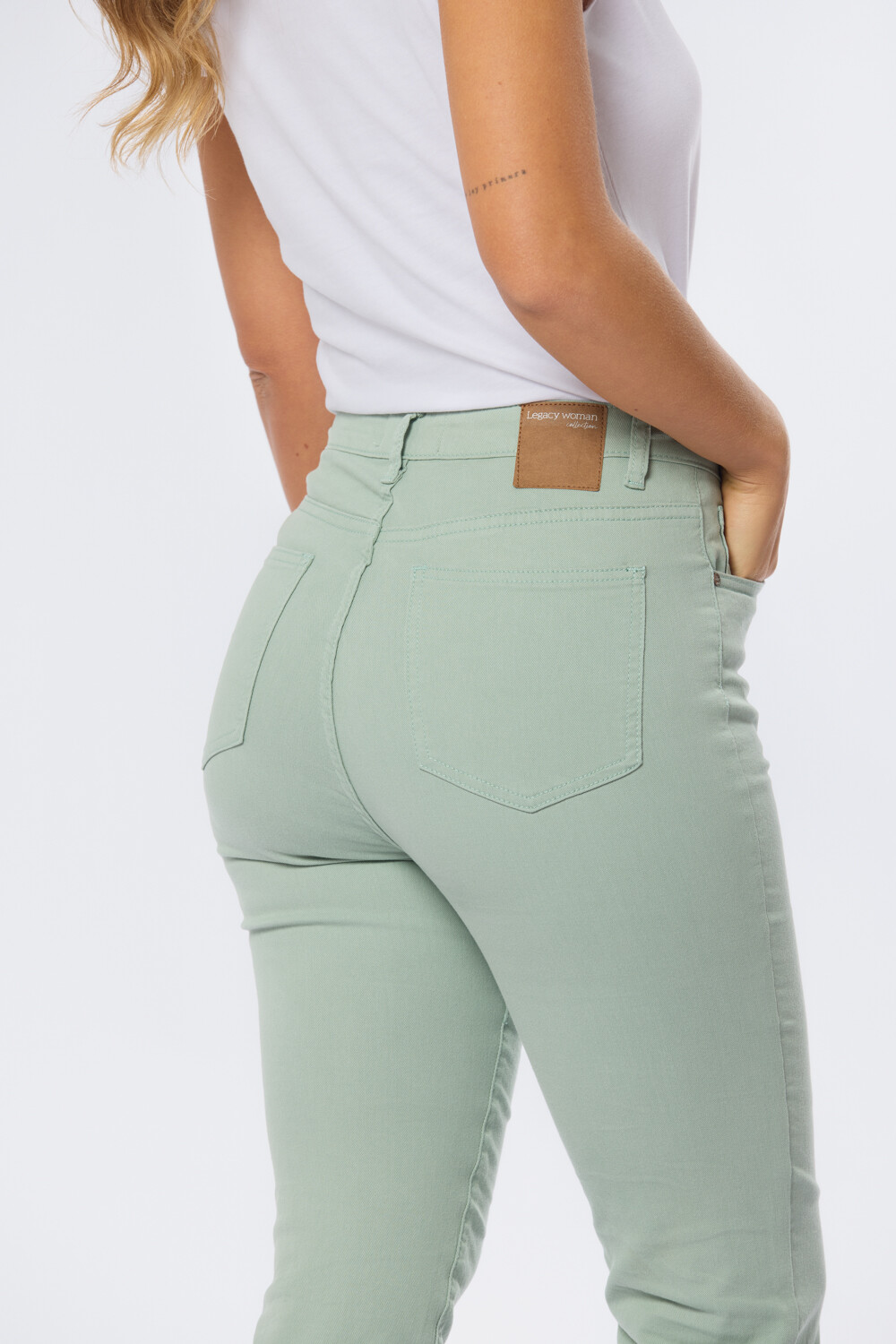 PANTALÓN 5 BOLSILLOS Verde
