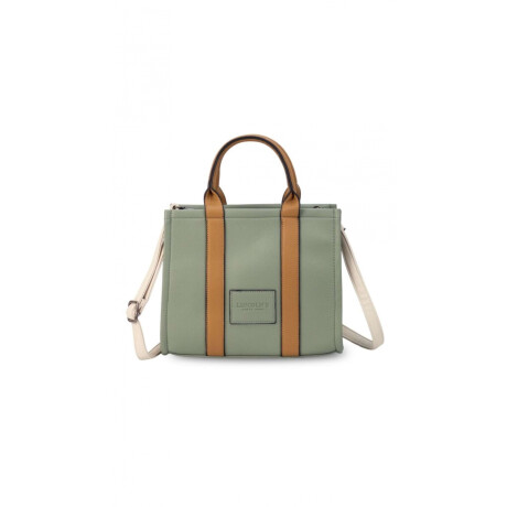 Cartera Marilyn Salvia Suela Y Crudo