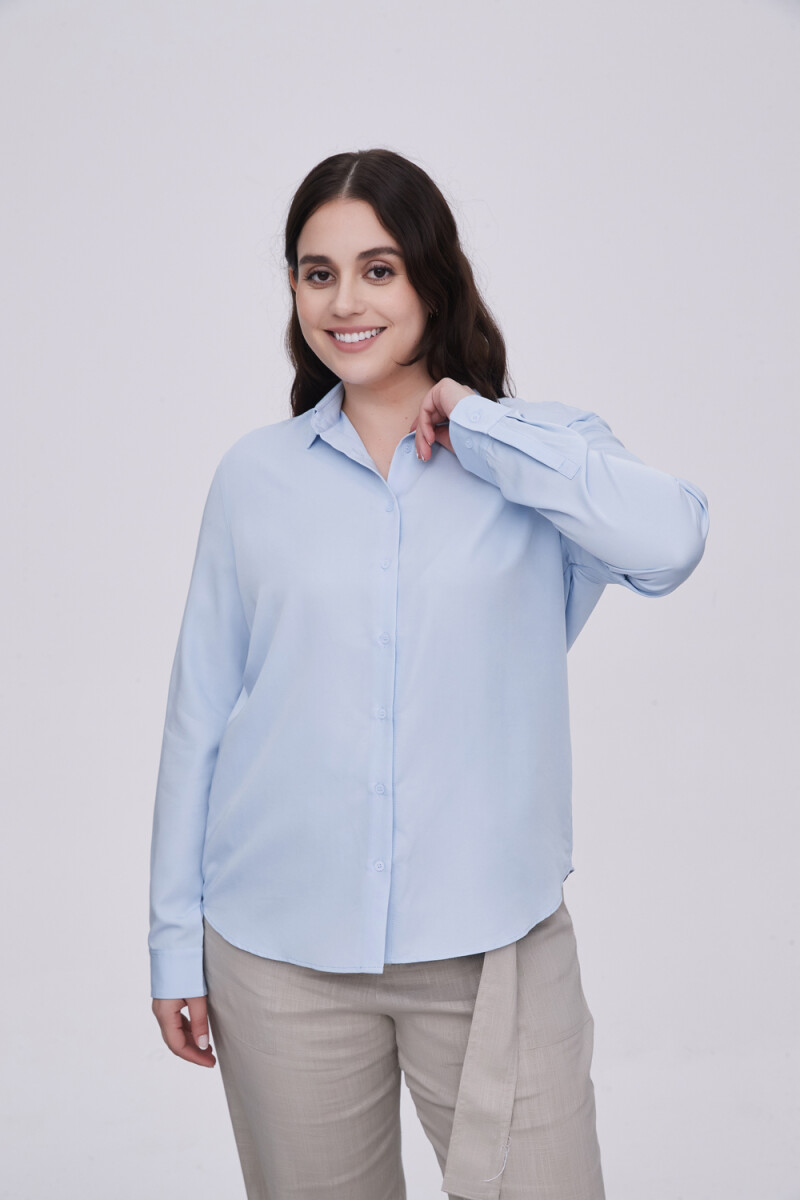 Camisa Luli - Celeste Claro 