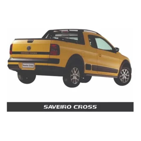 EMBLEMA "SAVEIRO CROSS" NEGRO Emblema "saveiro Cross" Negro