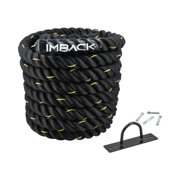 Battle Rope Cuerda Soga 15 metros x 38mm Crossfit De Batalla Entrenamiento Gym Profesional Imback Battle Rope Cuerda Soga 15 metros x 38mm Crossfit De Batalla Entrenamiento Gym Profesional Imback