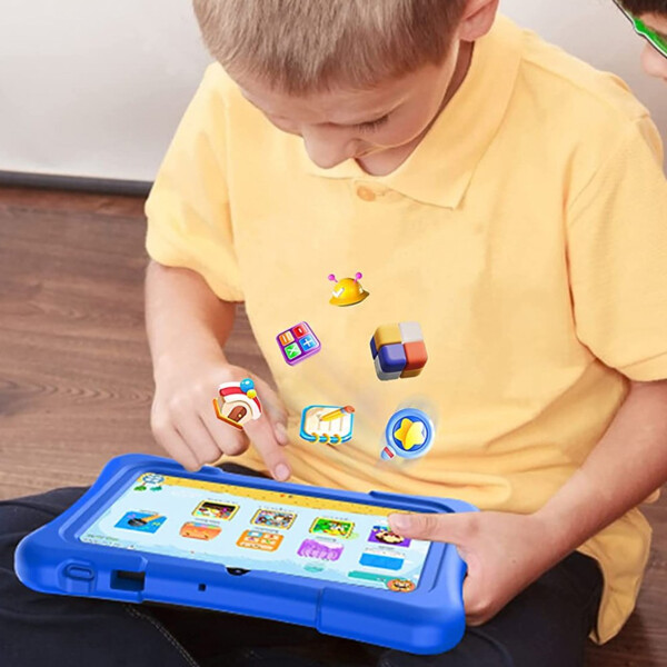 Tablet Infantil Niños Goldtech 7″ 3GB 32GB C/ Protector Kids Color Azul